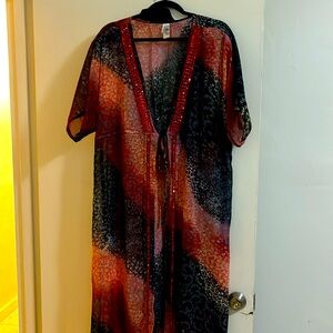 India Boutique Sheer Over Coat